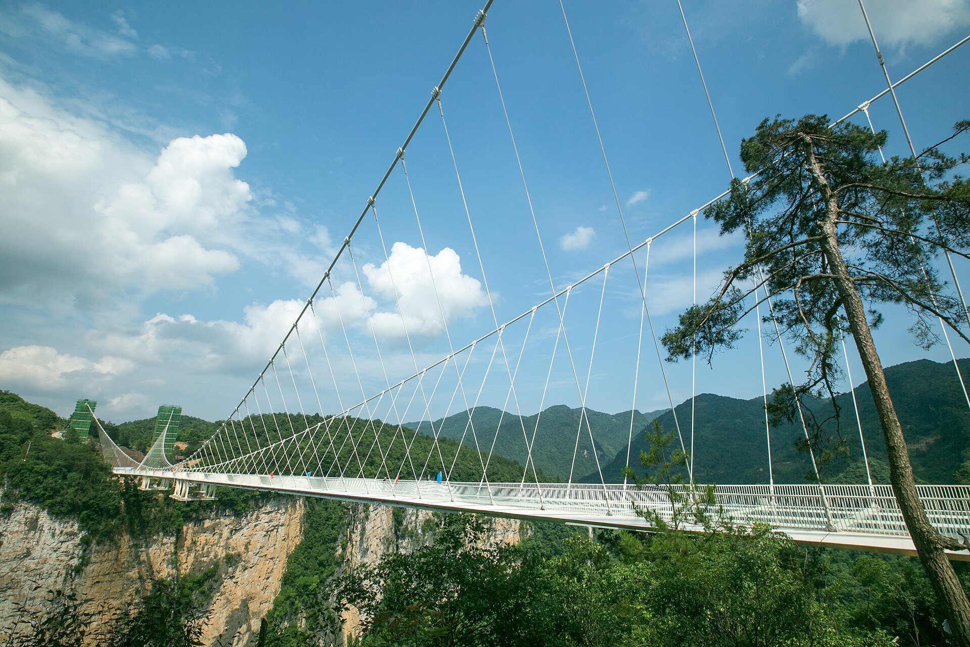O bungee jump mais alto do mundo, na epoca